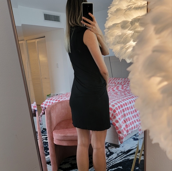 Allsaint Black Casual Sexy Dress - Picture 3 of 6